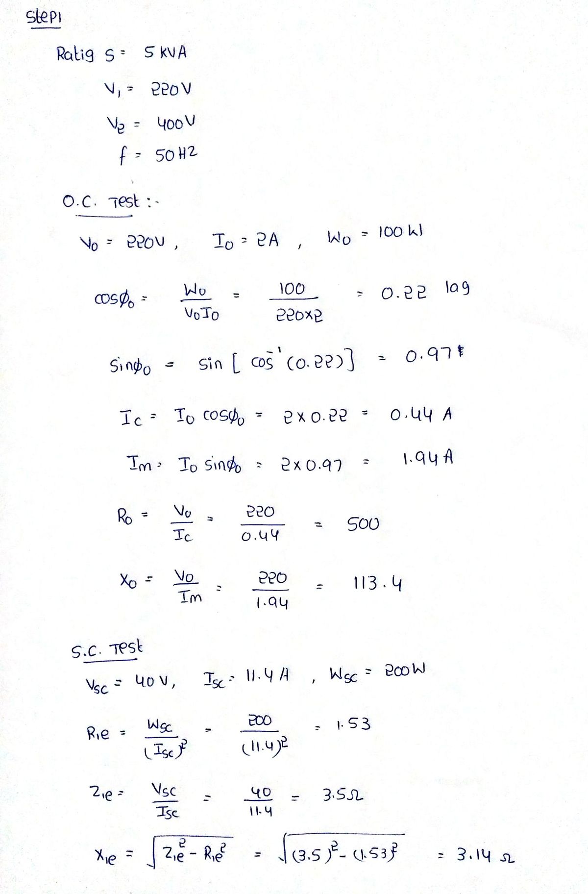 Electrical Engineering homework question answer, step 1, image 1